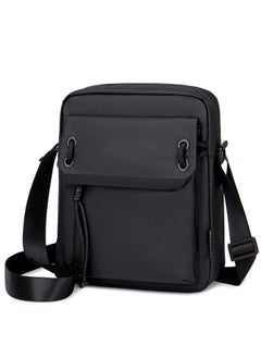 ARCTIC HUNTER Premium Unisex Side Bag 11 inch Water Resistant Polyester Anti Theft Sling Bag for Men and Women on Travel Business Office K00527 Black  - Image 1