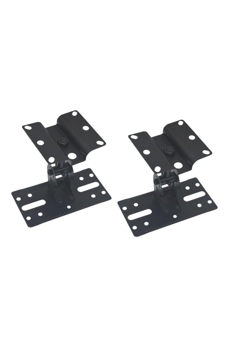 erorex 2Pcs Speaker Wall Mounted Hanging Shelves Metal Universal Surround Sound Adjustable Holders for S... - Image 1