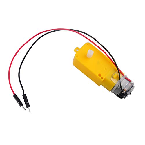 Stemedu 4PCS DC TT Motor Gearbox Motor - 3-6V Dual Shaft Geared Electric Motors for Ar-duino Smart Car Chassis - 200RPM Ratio 1:48 DIY Robot Toys (4) - Image 4
