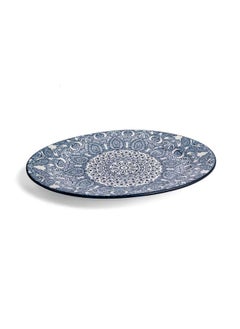 Arabesque Blue Oval Plate 12 Inch - pzsku/Z9DBD6E9B80317DC38AE8Z/45/_/1678342227/ba4cbddc-2766-4a53-9fd4-bb96ce097cad