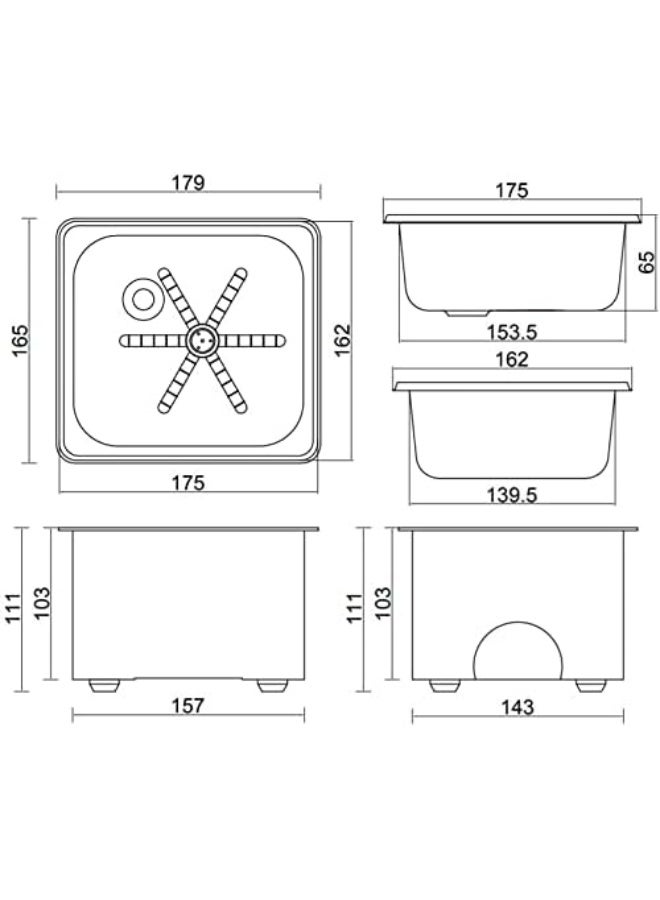 Sofia Refrigeration Stainless Steel, Glass Rinser, Pitcher Rinser Single Spray with Base - Image 5