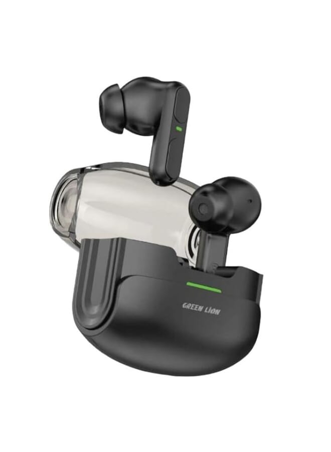 Green Lion Patras Wireless Earbuds - Black - Image 1