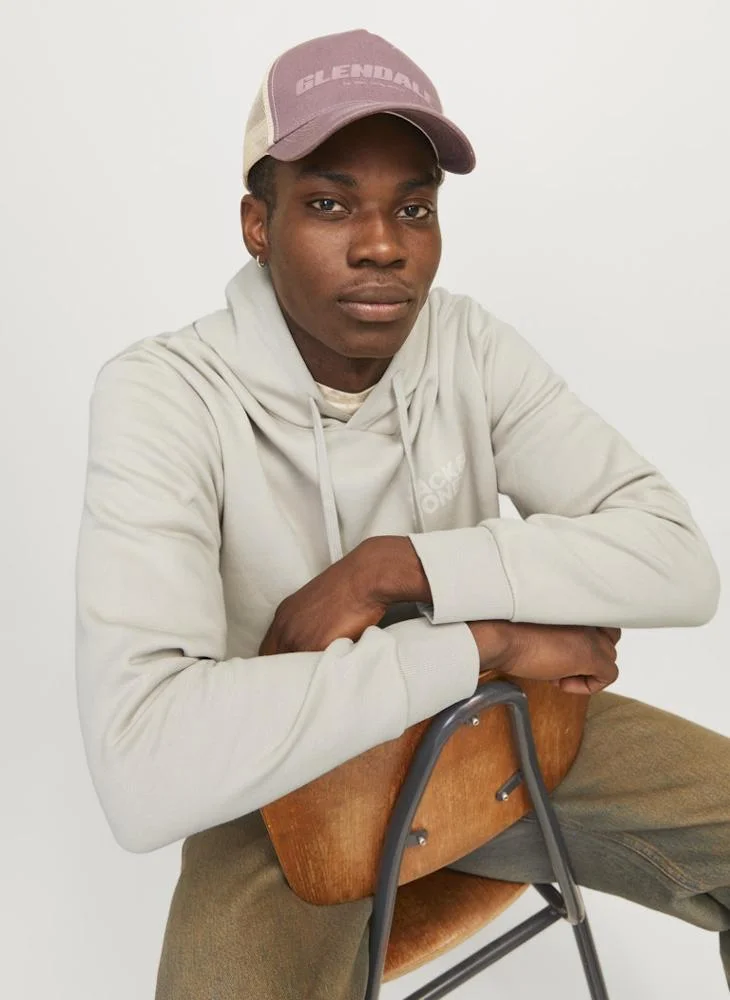 JACK & JONES  Logo Pullover Hoodie for Men | Best Price UAE