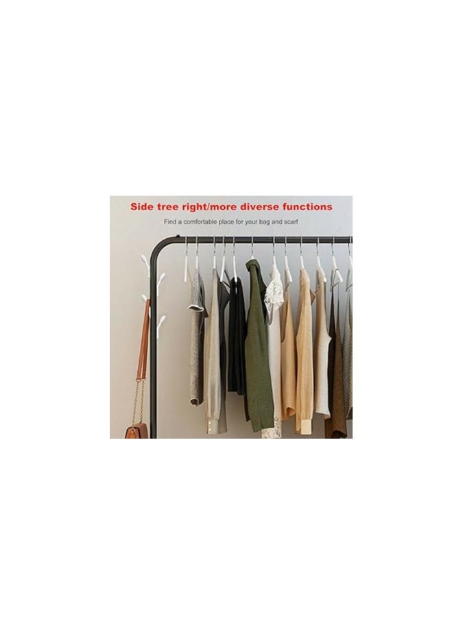 Generic - Multi-Use Metal Clothes Rack, Jacket Coat Hanger and Storage Organizer for Bedroom Home (Single Layer) - Image 1
