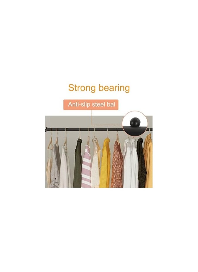 Generic - Multi-Use Metal Clothes Rack, Jacket Coat Hanger and Storage Organizer for Bedroom Home (Single Layer) - Image 1