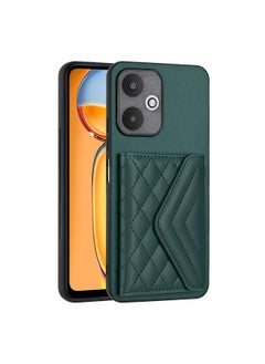 erorex Case For Xiaomi Redmi 13C 5G / Redmi 13R Rhombic Texture Card Bag RFID Phone Case  - Image 1