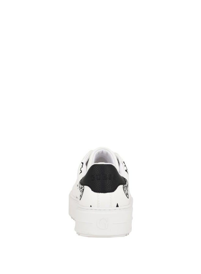 GUESS حذاء دنيسا النسائي، أبيض 148، 6.5 US - Image 4
