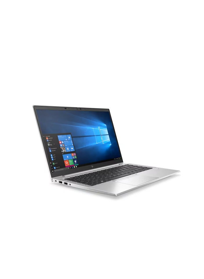 HP Renewed - Elitebook 845 G7 - Cpu Amd Ryzen 5 Pro 4650U - Ram 16 Gb Ddr4 - Hard 256 Gb Ssd M.2 Nvme - Vga Amd Radeon Rx Vega6 - Display 14'' Inch Full Hd Ips Screen English/Arabic Silver - Image 2