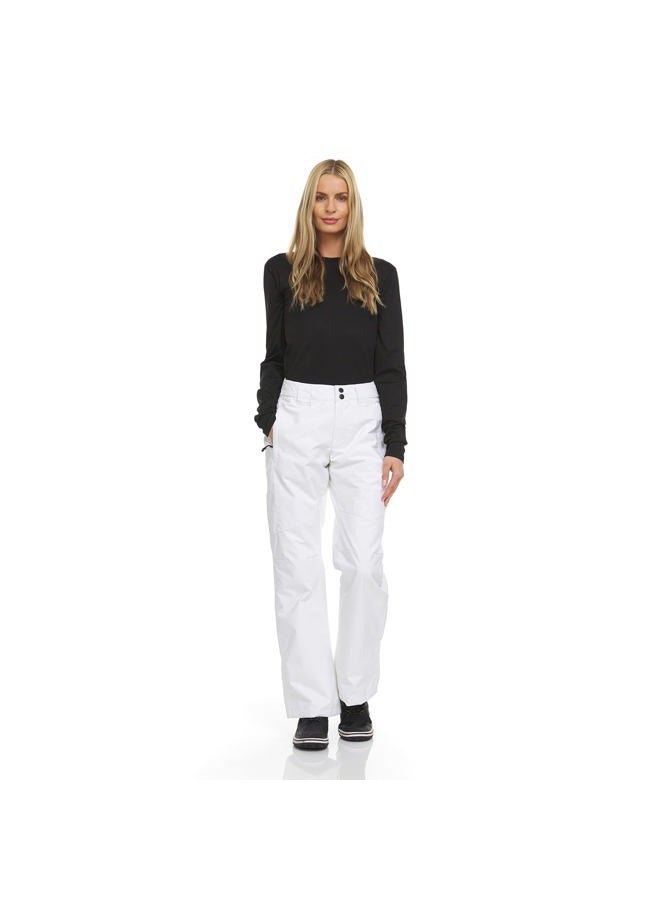 Arctic Quest Ladies Insulated Performance Ski Pant, Arctic White, L - Image 1