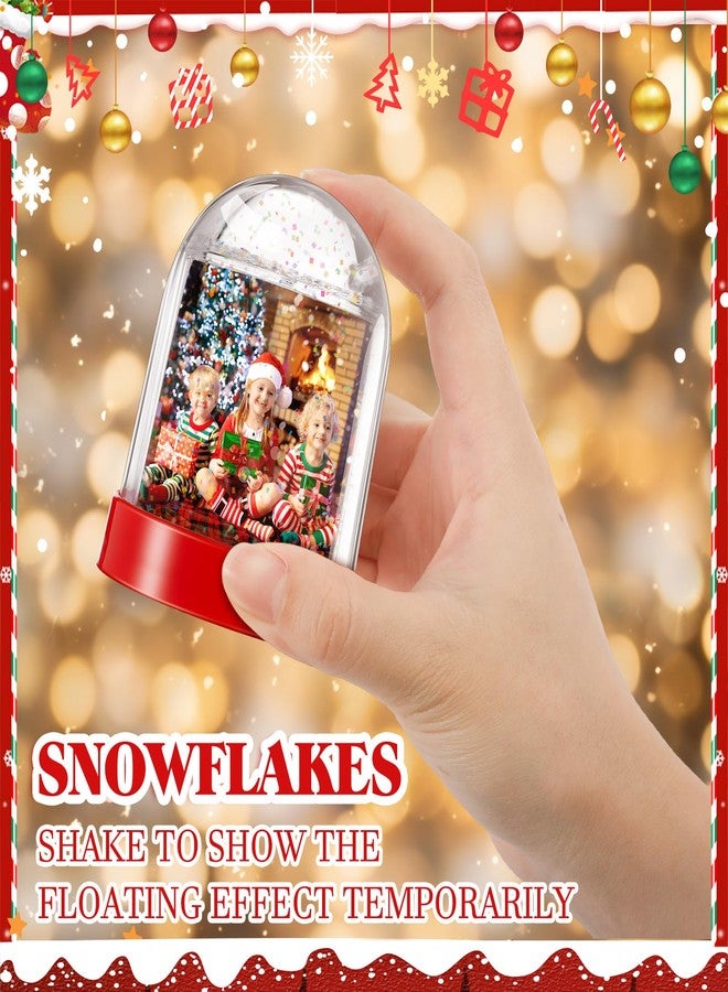 Barydat مجموعة باريدات المكونة من 12 قطعة من كرات الثلج الملونة لعيد الميلاد، مصنوعة من البلاستيك، مثالية لتزيين الأنشطة والفعاليات الشتوية الاحتفالية (أحمر). - Image 4