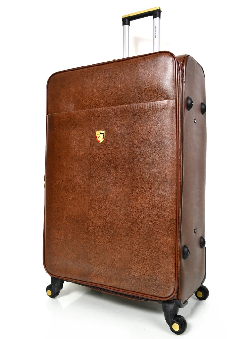 مورانو طقم حقائب سفر ماركة مورانو جلد 4 قطع  مقاس 32/28/24/20 بوصة - Image 4