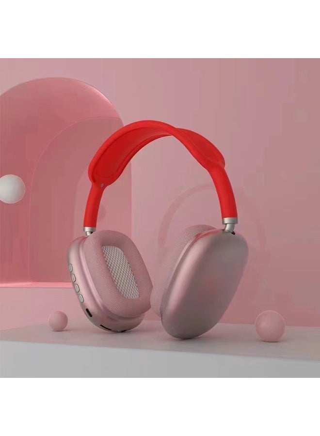 Explosions P9 Wireless Headset Bluetooth Headset Sports Game TF Card Stereo Direct Sales-Color:Blue