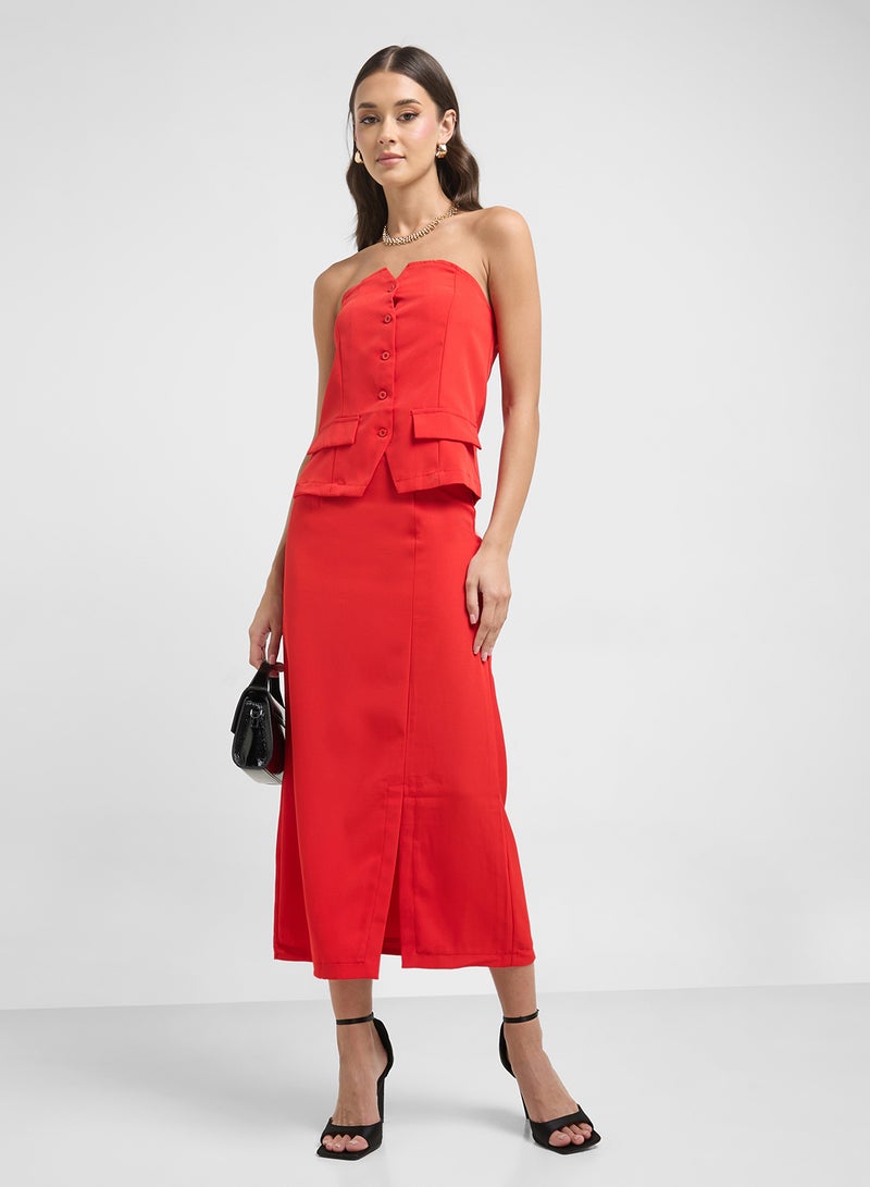 ELLA Bandeau Vest & Skirt Set  - Image 5