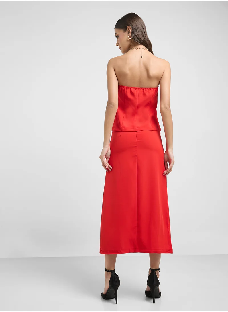 ايلا Bandeau Vest & Skirt Set