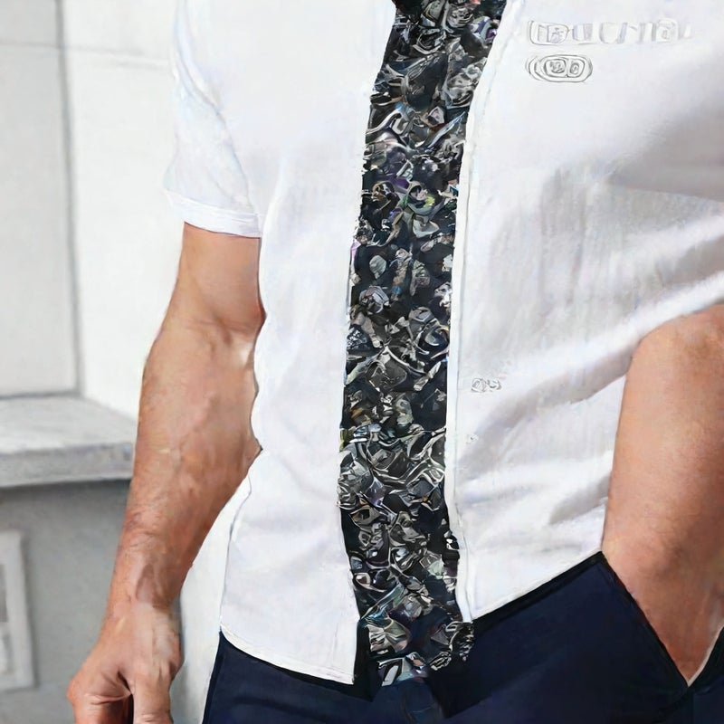 Men's Casual Linen Short Sleeve Shirt with Turn-Down Collar, Plus Size Summer Top - Image 2