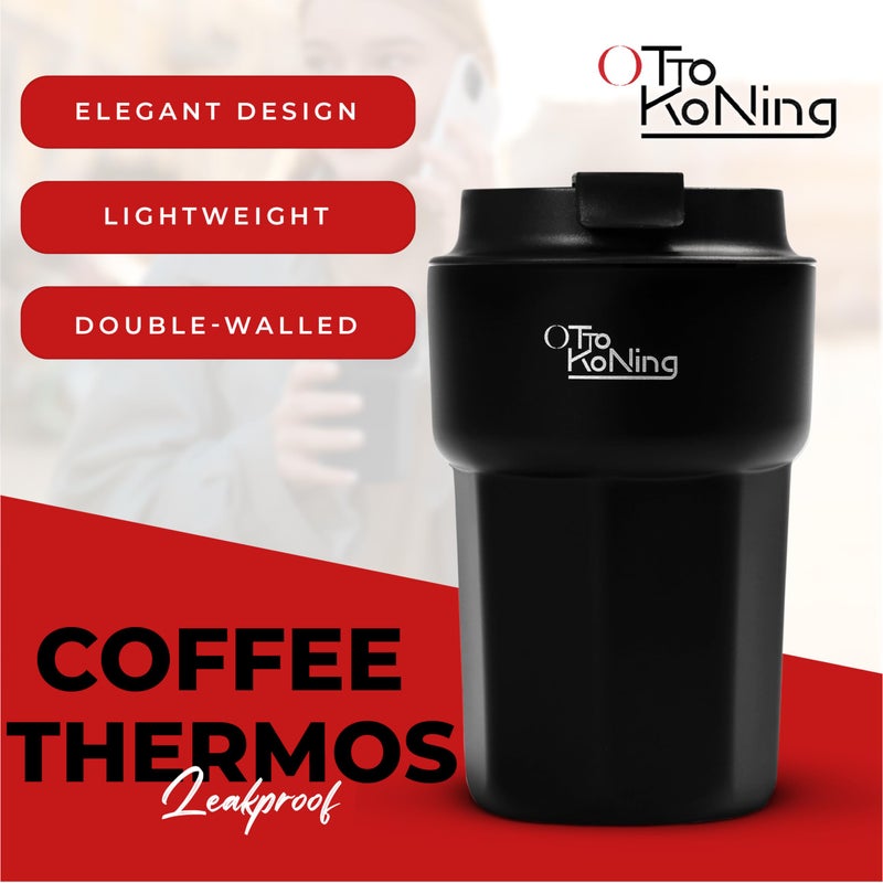 OTTO KONING Travel Mug 350ml (12oz) - Leakproof Insulated Coffee Cup - Image 3