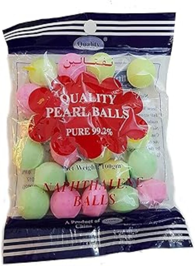 Naphthalene Granules From Quality To Remove The Smells of Bathrooms And Sinks (Multicolour, 100g)