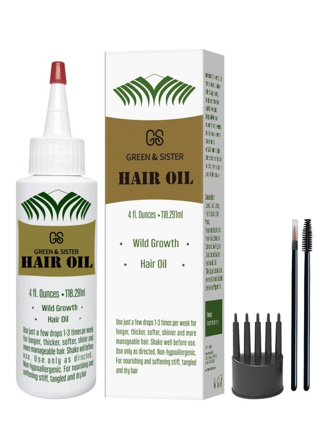 GS Hair Oil 4 Oz - Image 1