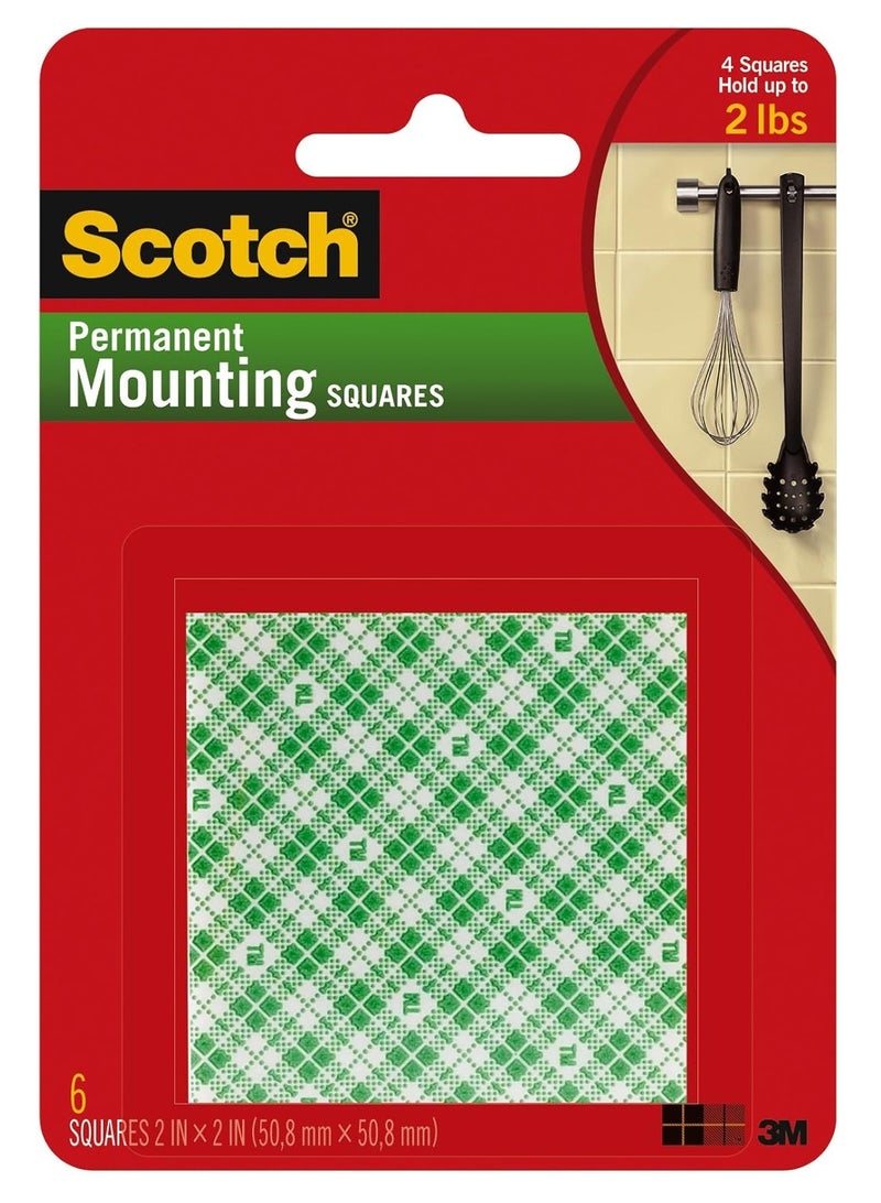 Scotch  3M Scotch Precut Foam Mounting Squares Heavy Duty - Image 1