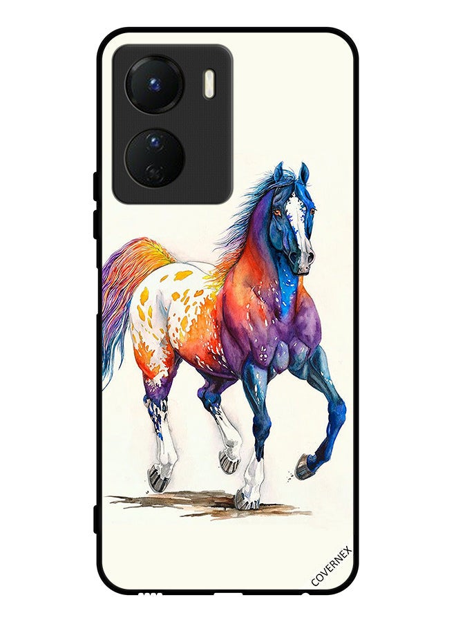 Covernex Protective Case Cover For Vivo Y16 Horse Paint Art - Image 1