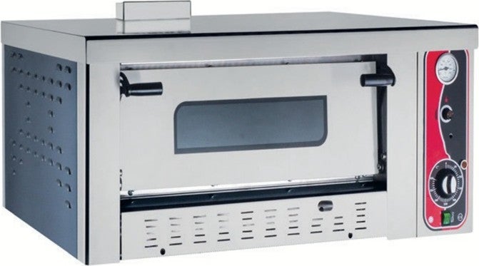 CSA Inox Karacasan Industrial Pizza Oven Natural Gas 4 Pizza Capacity 