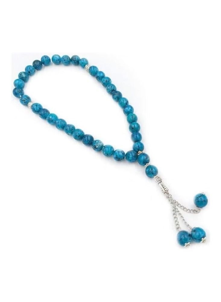 Dreamzon Natural Turquoise Stone Beads Tasbeeh  - Image 1