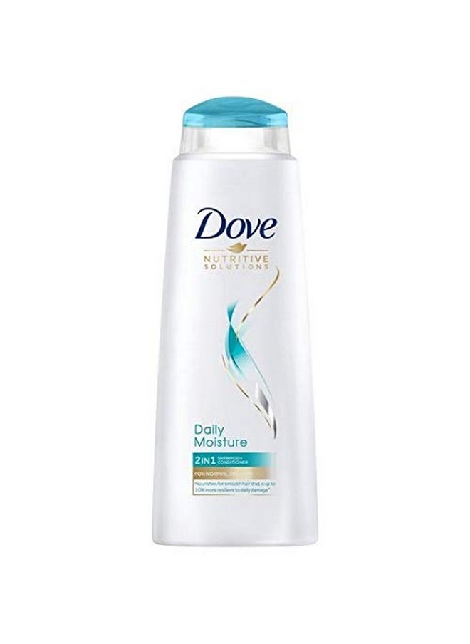 Dove - Dove Daily Moisture 2-in-1 Shampoo and Conditioner 400 ml - by Dove - Image 1