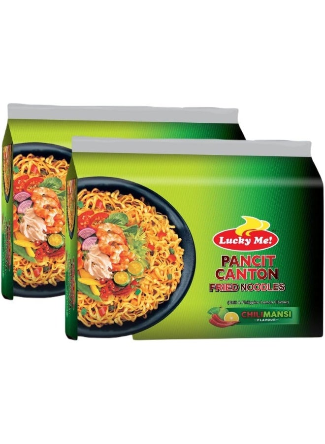 Lucky Me Lucky Me! Pancit Canton Instant Chilimansi Noodles 60g pack of 12 