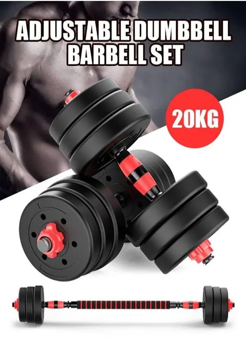 AGD 20KG Multifunctional Adjustable Dumbbell Set for Men and Women Lifting Workout Home Gym Training  - Image 4