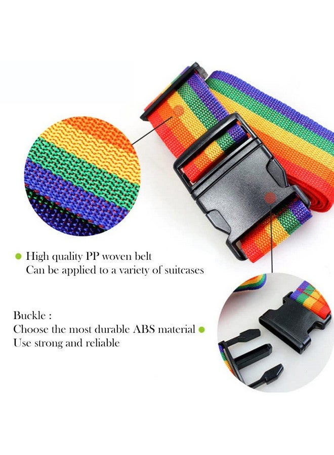 PALAY® 2 PCS Luggage Suitcase Straps Set,Travel Accessories Thickened Luggage Belt with Quick Release Buckle,Adjustable Black Travel Luggage Straps for Suitcase Baggage - Image 3