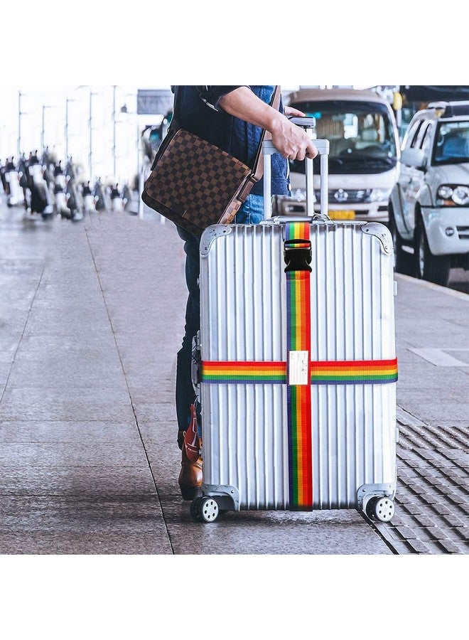 PALAY® 2 PCS Luggage Suitcase Straps Set,Travel Accessories Thickened Luggage Belt with Quick Release Buckle,Adjustable Black Travel Luggage Straps for Suitcase Baggage - Image 5