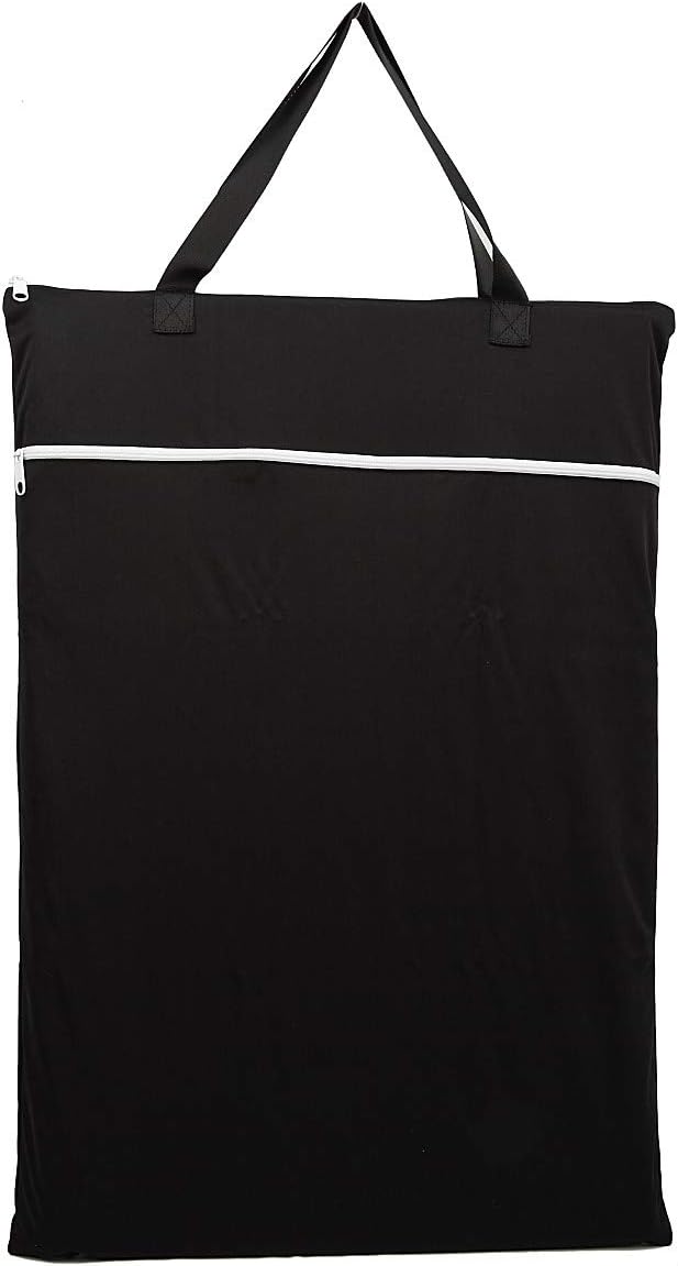 Hibaby Large Hanging WetDry Cloth Diaper Pail Bag for Reusable Diapers or Laundry - Image 1