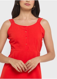 ELLA Strappy A-Line Dress  - Image 3