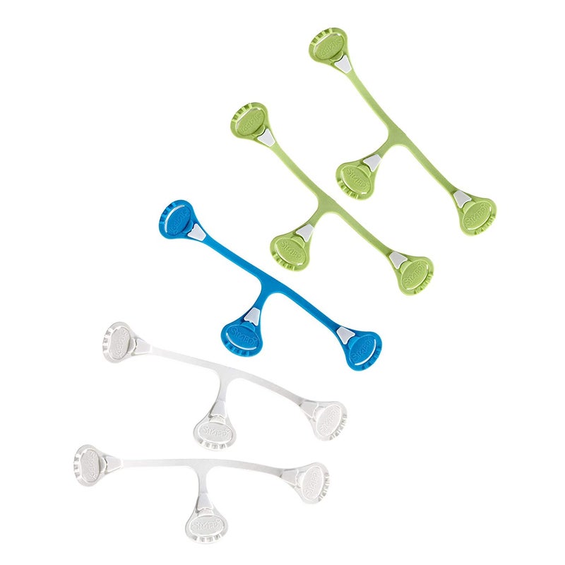 Snappi [Original 5-pack] Snappi Cloth Diaper Fasteners - Replaces Diaper Pins - Use with Cloth Prefolds and Cloth Flats - Image 1