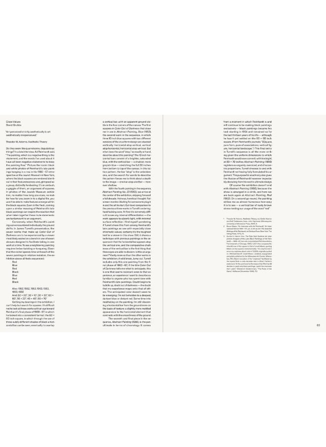 null - AD Reinhardt: Color Out of Darkness: Curated by James Turrell - Image 1
