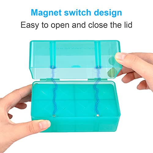 Healvaluefit 8-Holes Medication Vial Storage Box for Fridge, Insulin Vial Holder Organizer Case Fits Various 5ml-15ml Injectable Medicines Vials - Green - Image 4