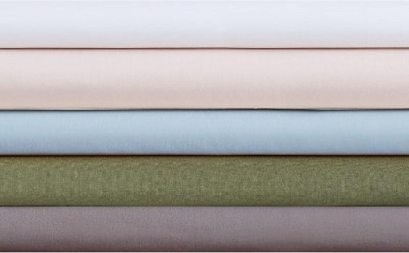 Cannon مجموعة شراشف كوين من كانون 4 قطع بلون أزرق فاتح من القطن البيركالي - Image 5