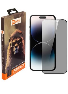 Mi techo Mi techo Apple iPhone 15 Pro Full Coverage Privacy Tempered Glass Screen Protector  - Image 1