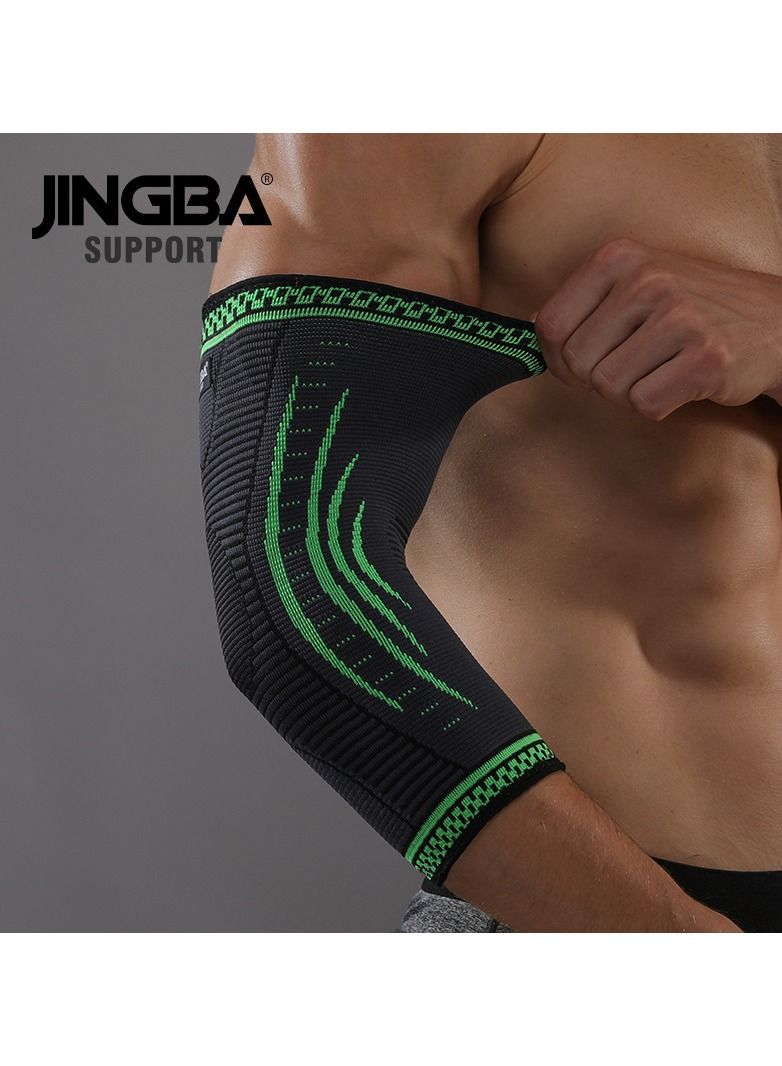 JINGBA SUPPORT Support Weightlifting Fitness Sports Elbow Support L Size - Image 1