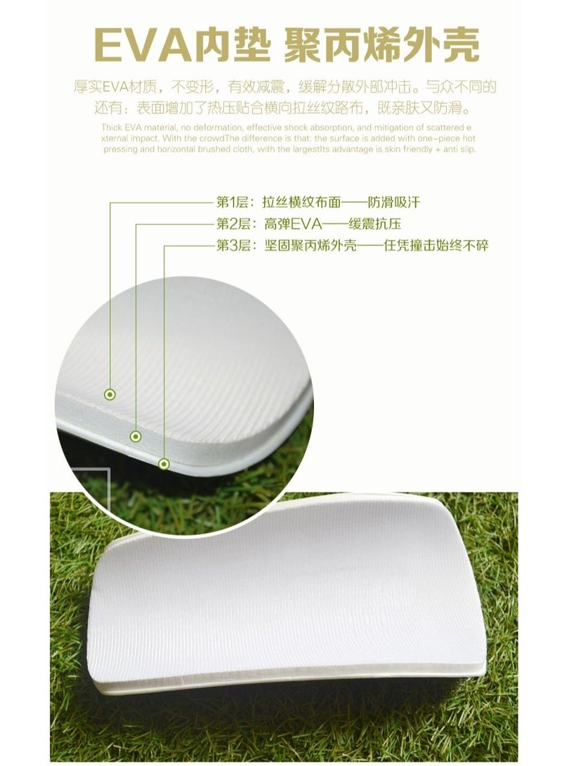 شنكار قدم واقي للساق لكرة القدم، أسود - Image 4