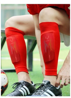 Generic One Pair Football Shin Guards Technical Field Equipment, Black  - Image 5