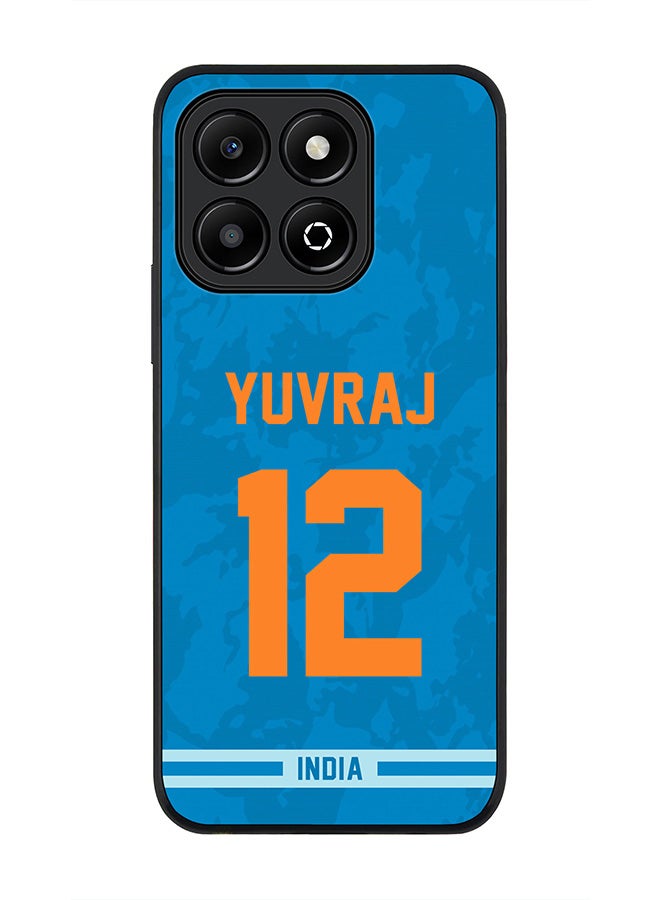 For Honor X6B Case,Slim fit Camera Protection, Shockproof Thin Phone cover - India Yuvraj Singh, Jersey No 12
