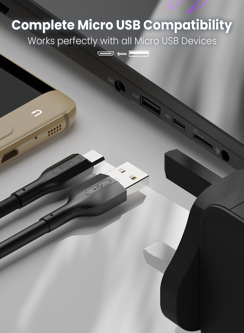 Moxedo Lite USB to Micro USB Data Sync Fast Charging Cable 5m Compatible for Samsung Galaxy S7 S6 Edge J7 S5, Note 5 4, LG, HTC, Sony, Xbox One, PS4, MP3, Tablet - Image 5