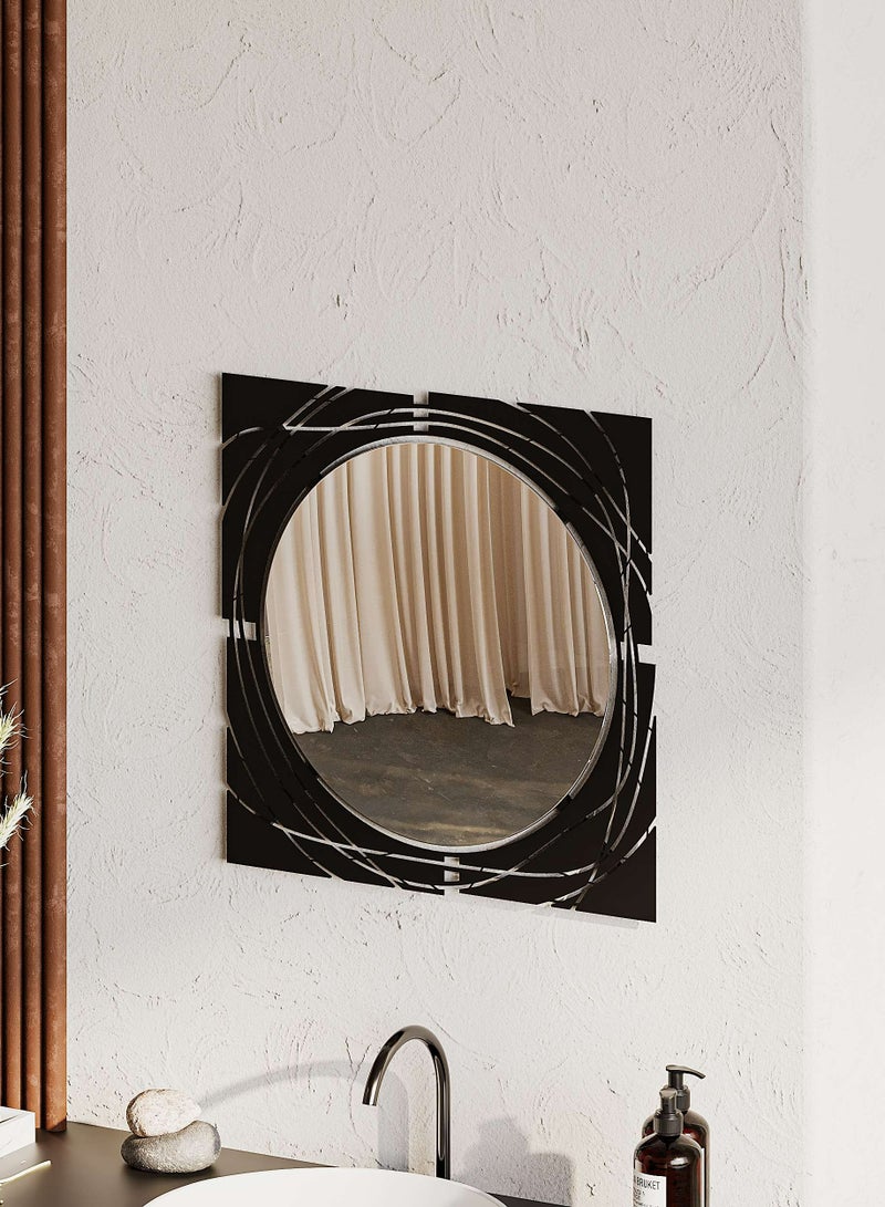 موراه هوم Mourah Home Hulla Metal Mirror 55.6 x 55.6 cm  - Image 1