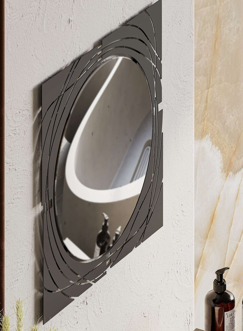 موراه هوم Mourah Home Hulla Metal Mirror 55.6 x 55.6 cm  - Image 4