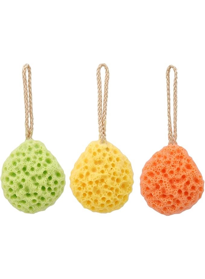 MiniMe Bath Sponge with Cotton Hanging Loop | 0‑48 Months | Yellow | Sustainably Harvested Mediterranean Sponge | Ultra‑Soft, Hypoallergenic & Eco‑Friendly | Durable, Quick‑Dry & Easy‑Clean Design - Image 5