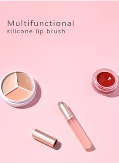 OCHEAL Fingerlike Silicone Lip Brush, Silicone Lip Applicator for Lipstick & Lip Gloss & Lip Tint & Lip Mask, Lip Makeup Brush with Dust Cap, Concealer Applicator  - Image 3