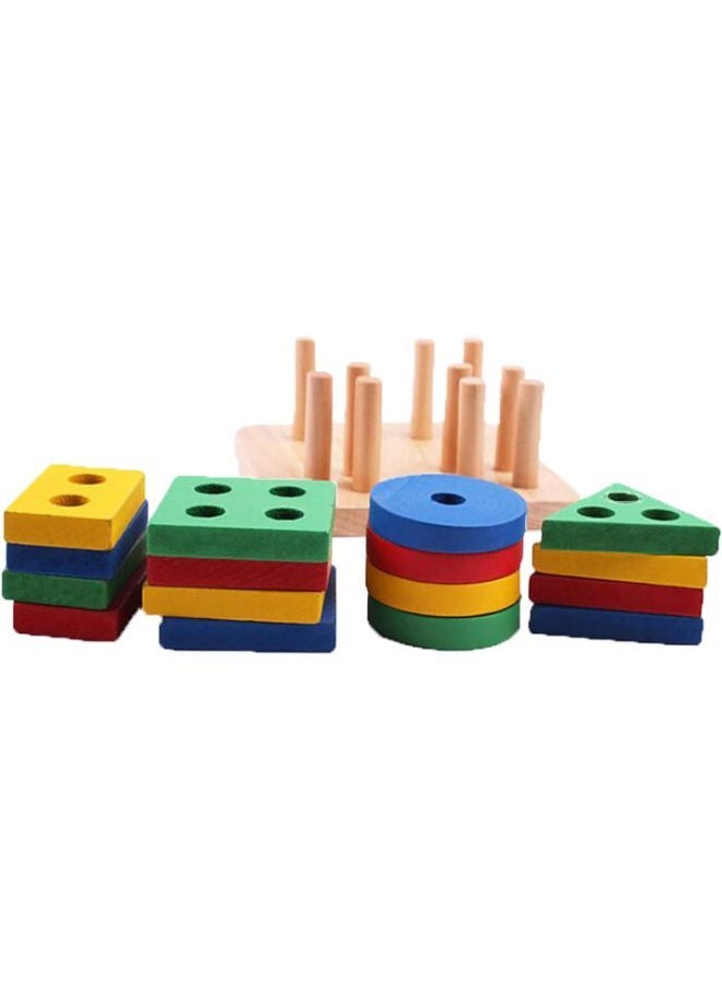 3omar Toys - 3omar Toys arrangement of geometric shapes Square For Children - Image 1