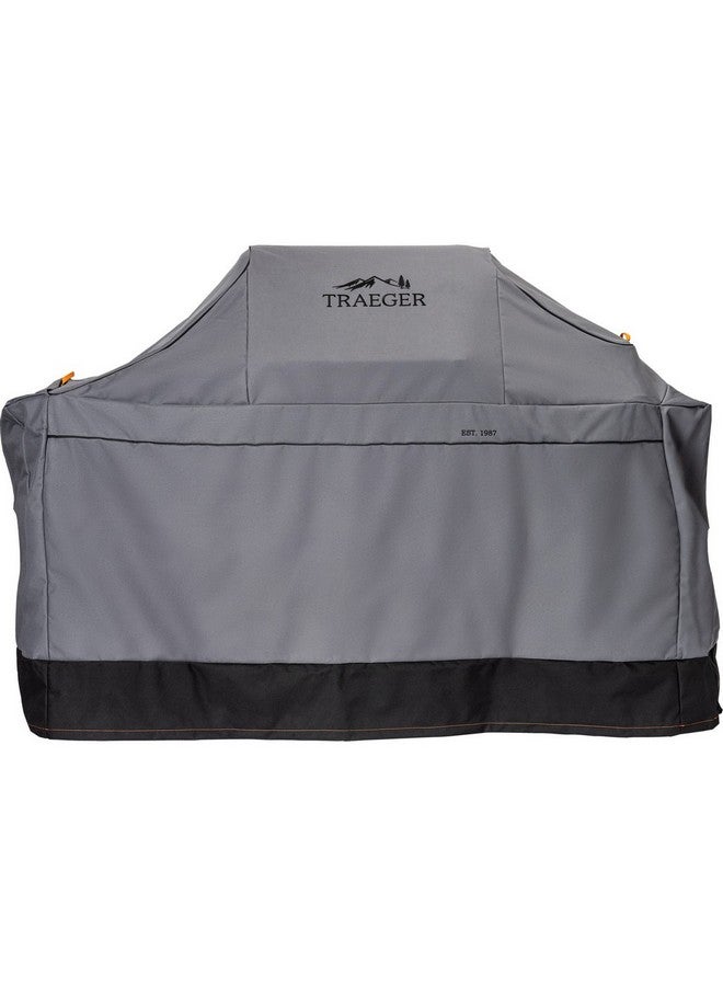 TRAEGER Full Length All-Weather Grill Cover for Ironwood 616 Grey and Black 48 x 25 x 59 cm BAC690 - Image 1