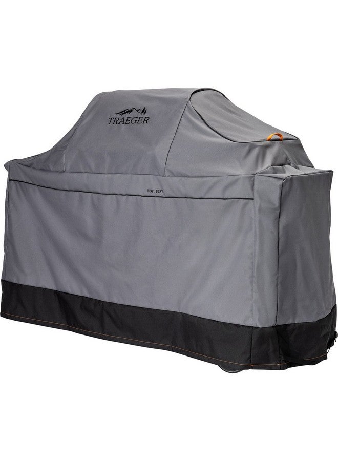 TRAEGER Full Length All-Weather Grill Cover for Ironwood 616 Grey and Black 48 x 25 x 59 cm BAC690 - Image 2